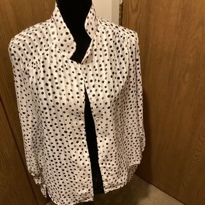 Top shop long sleeve button up blouse